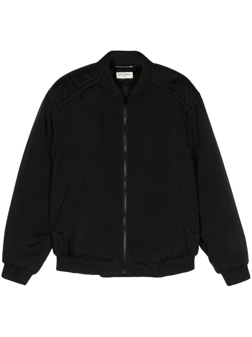 Saint Laurent Teddy 填充飞行员夹克 - 黑色