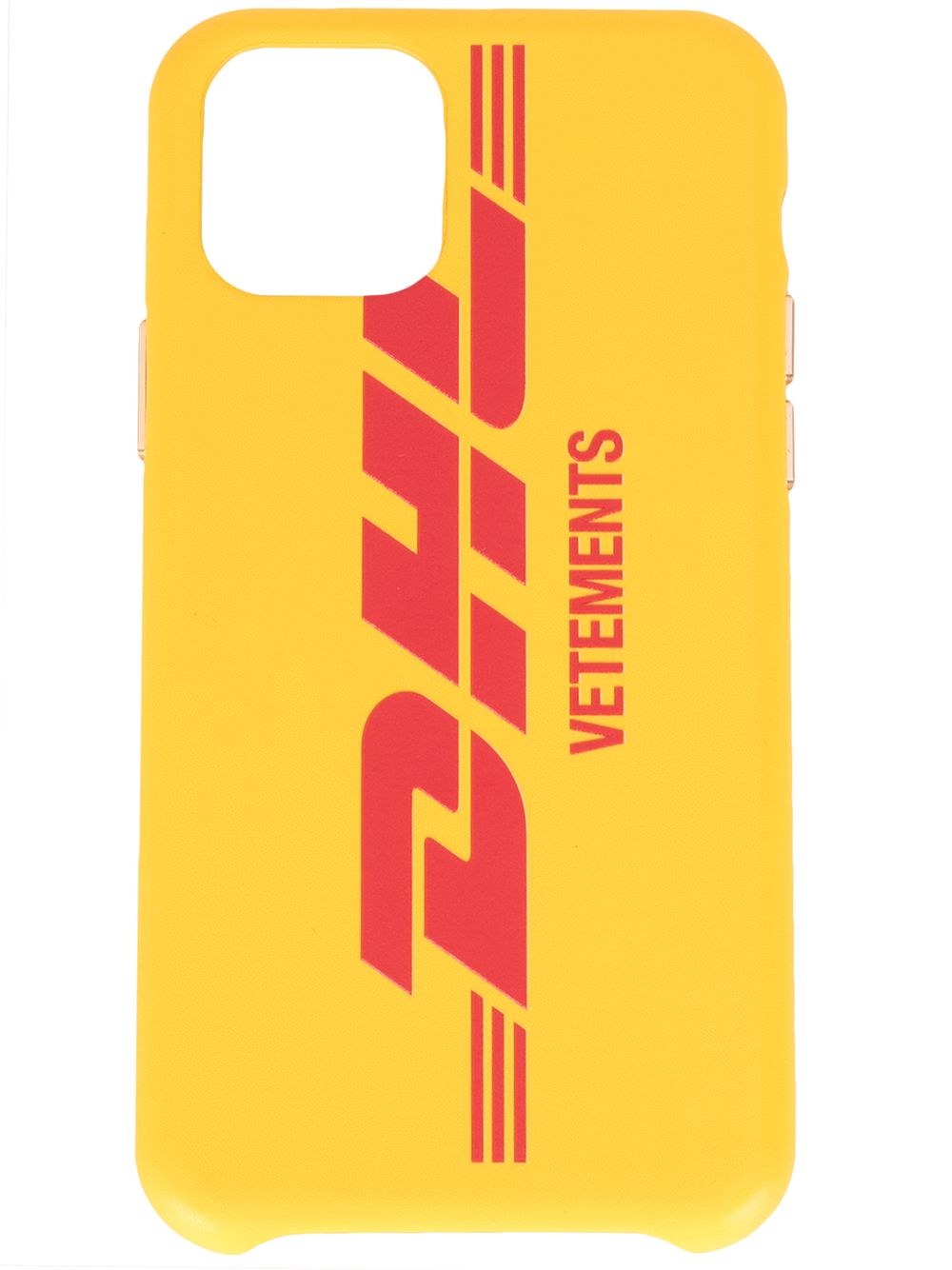 VETEMENTS iPhone 11 x DHL 手机壳 - 黄色