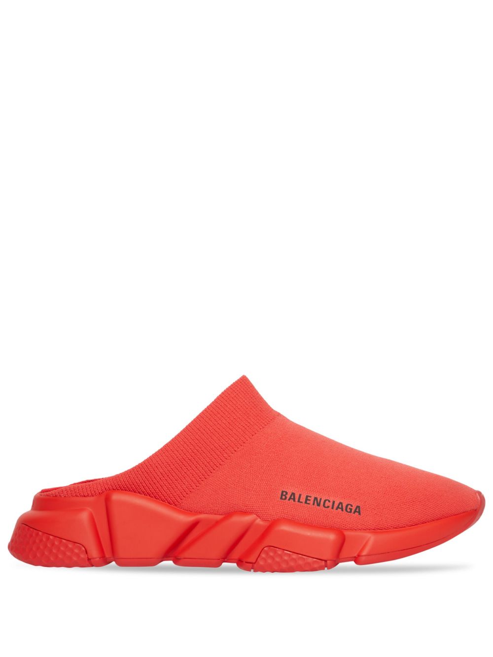 Balenciaga Speed 套穿式针织运动鞋 - 红色