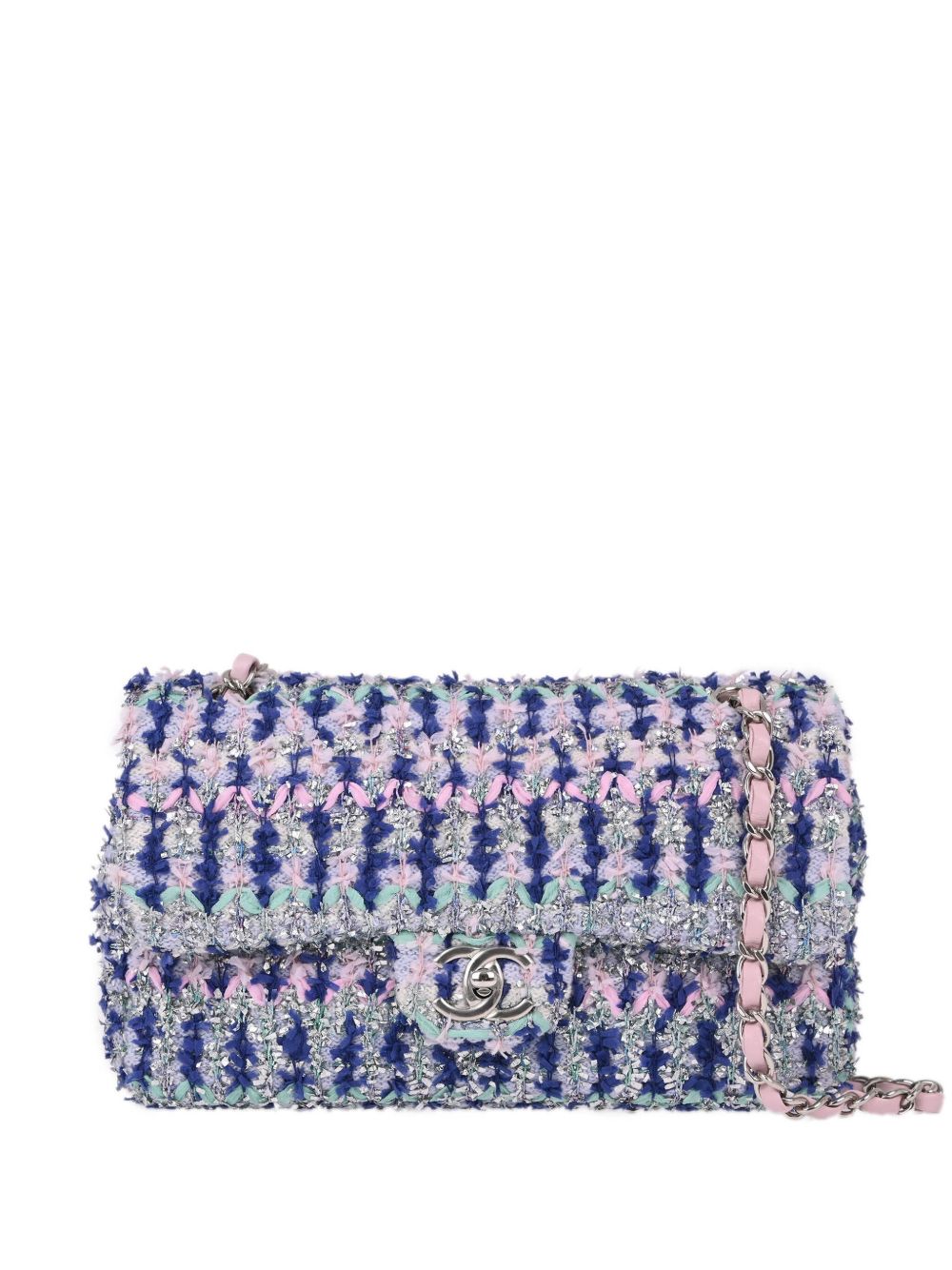 CHANEL Pre-Owned Classic Flap 单肩包（2017年典藏款） - 蓝色