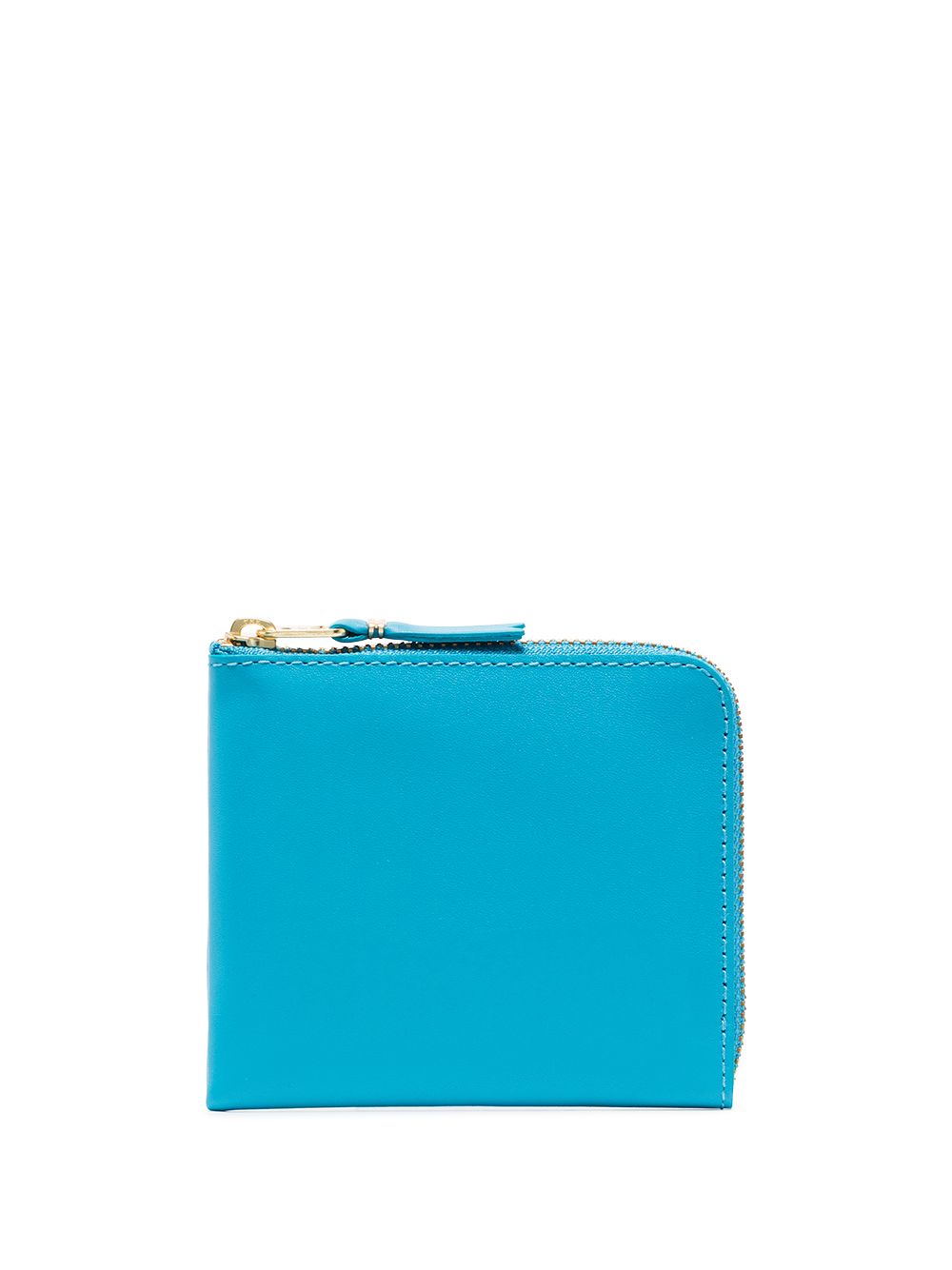 Comme Des Garçons Wallet 环绕式拉链皮质钱包 - 蓝色