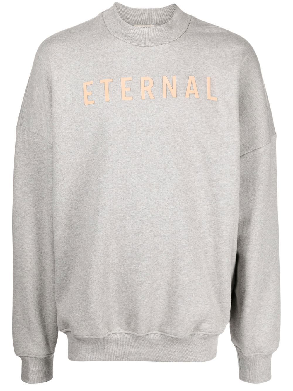 Fear Of God Eternal 标语印花卫衣 - 灰色