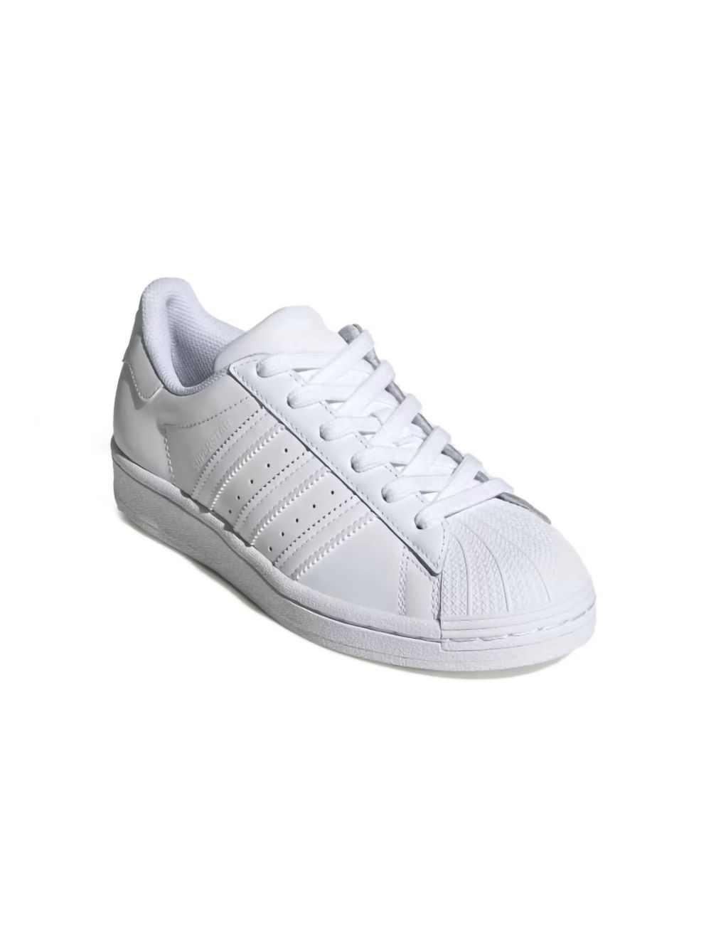 adidas Kids Superstar 低帮板鞋 - 白色