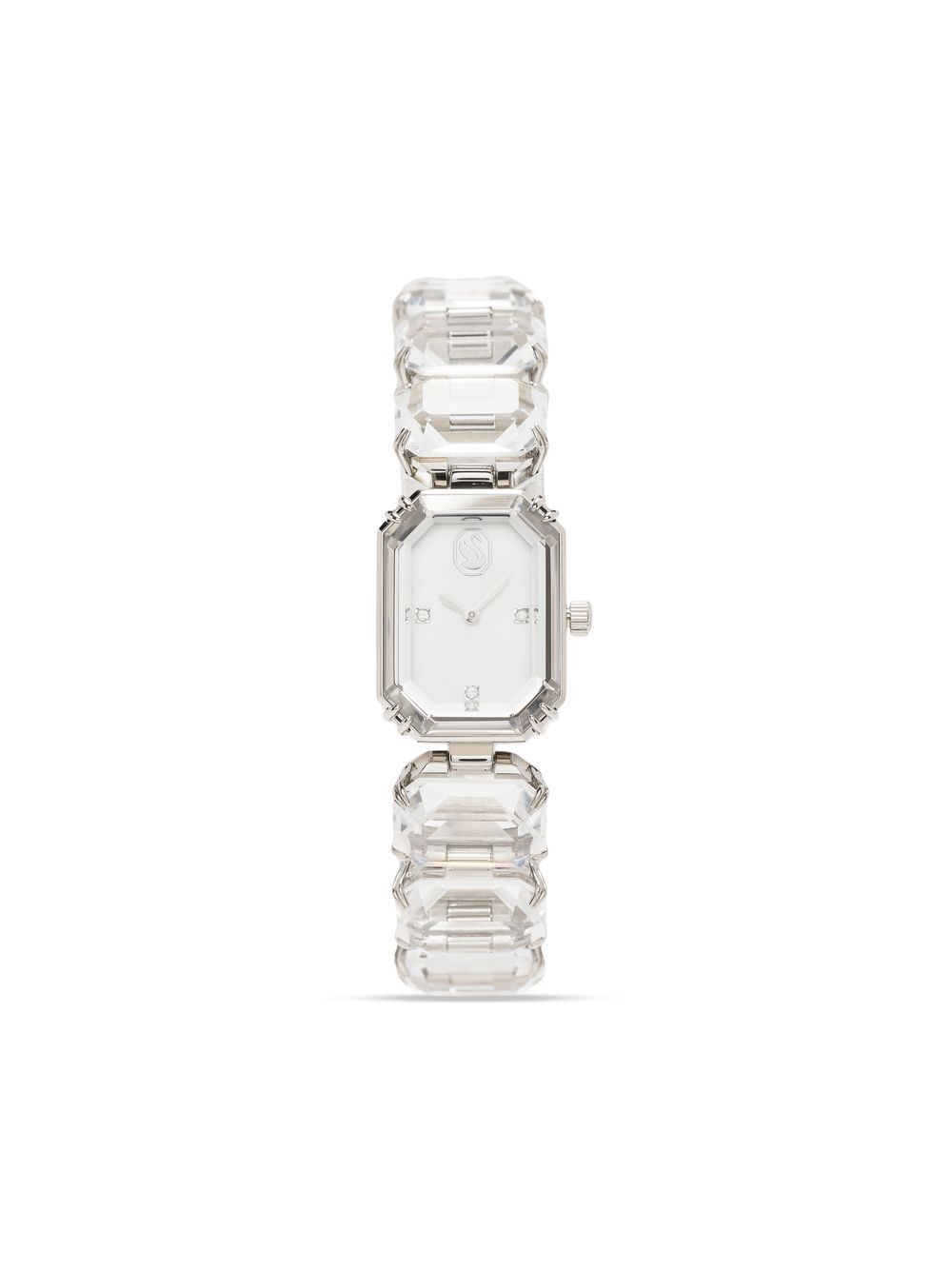 Swarovski Octagon Crystal 23x17毫米腕表 - 白色