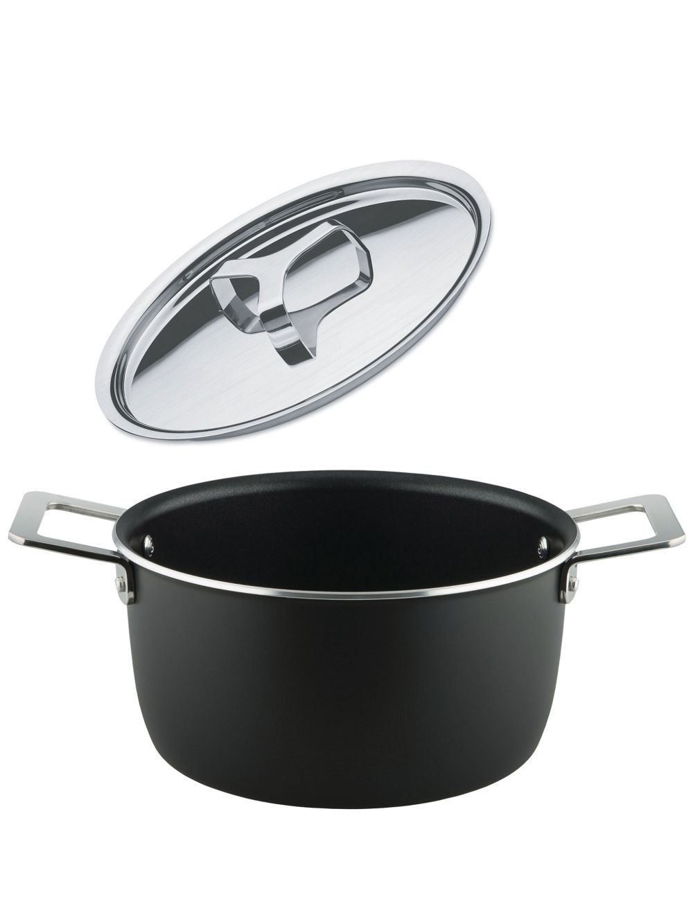 Alessi Casserole 砂锅（20厘米） - 黑色