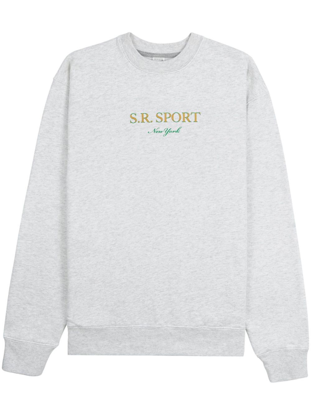 Sporty & Rich Wimbledon logo印花卫衣 - 灰色