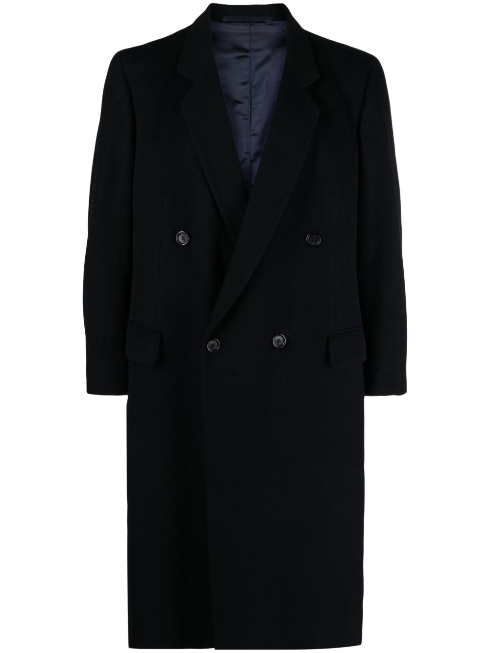 A.N.G.E.L.O. Vintage Cult 1990 double-breasted maxi coat - 蓝色