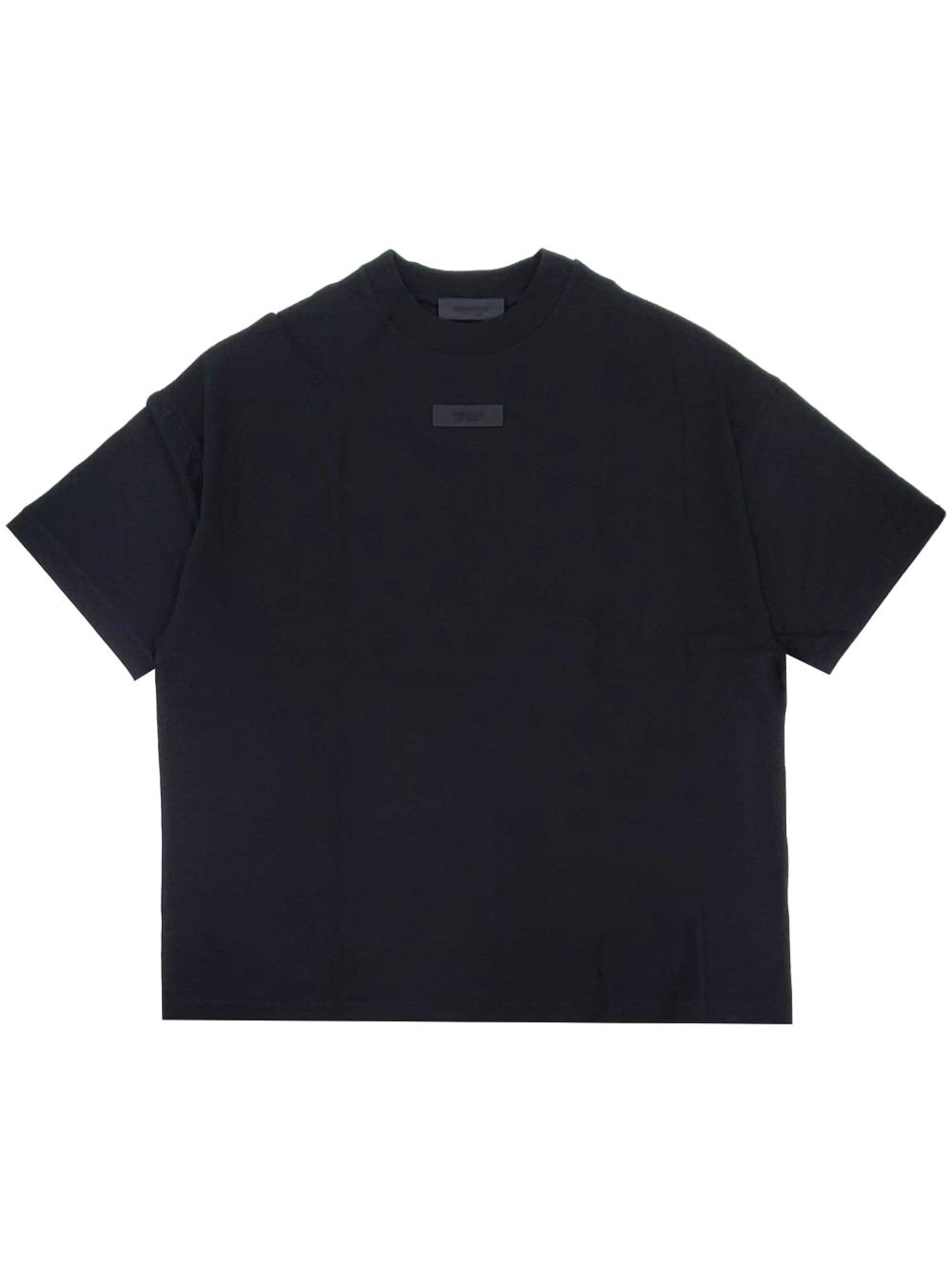FEAR OF GOD ESSENTIALS logo贴花棉T恤 - 黑色