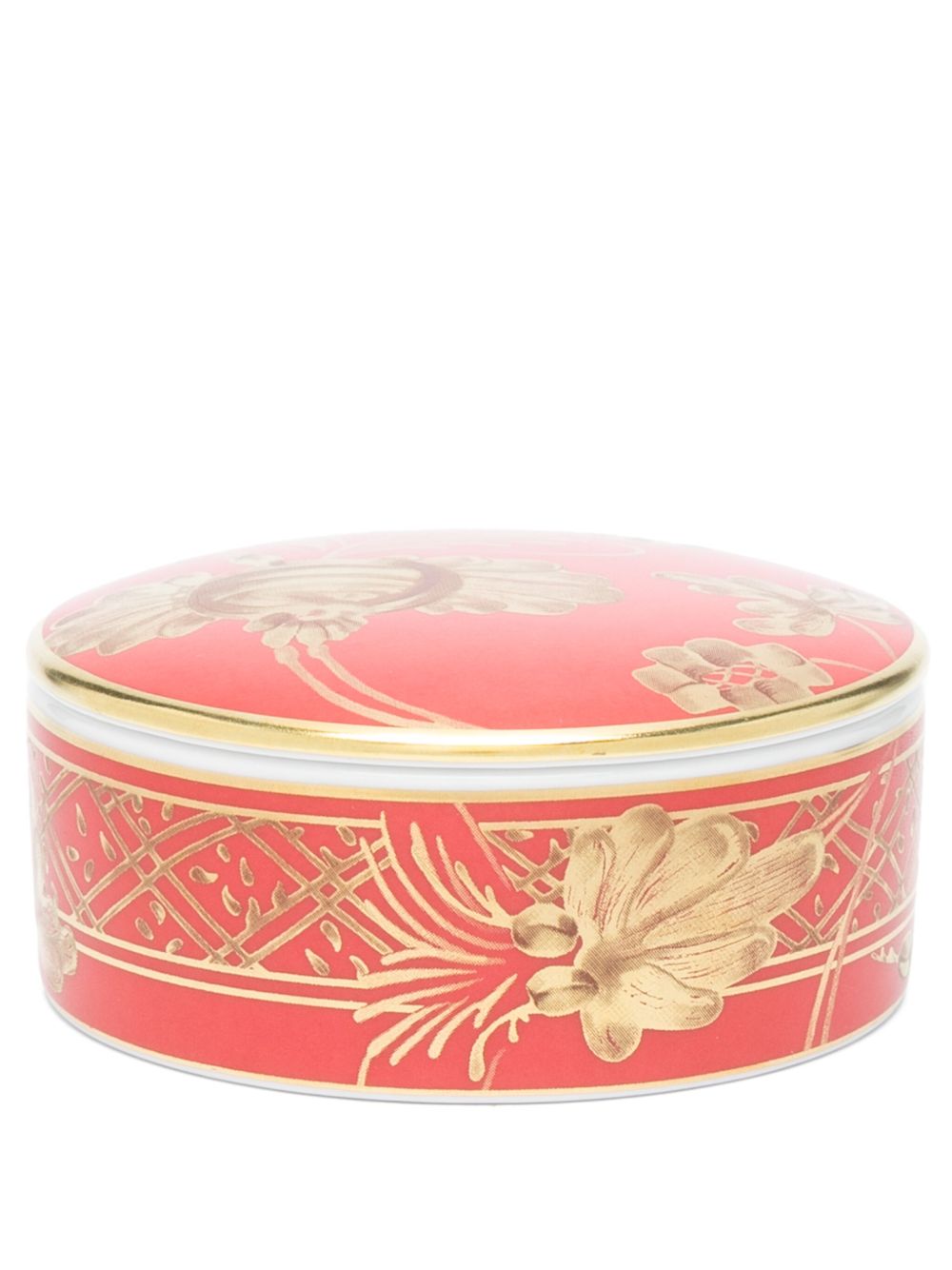 GINORI 1735 Rubrum 收纳盒（8.2厘米 x 4厘米） - 红色