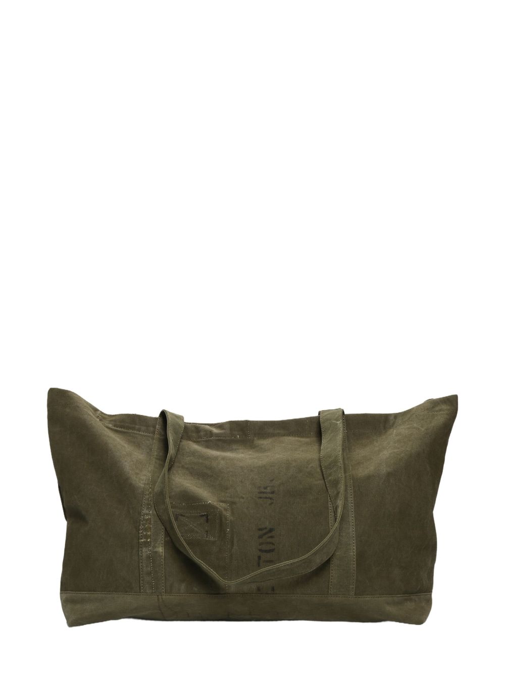 Readymade Vintage duffle tote bag - 绿色
