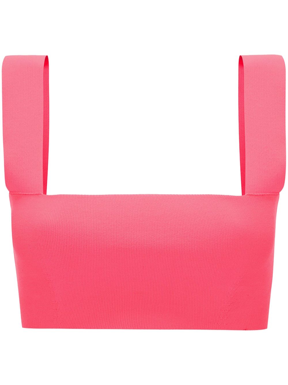 Victoria Beckham Strap Bandeau 罗纹上衣 - 粉色