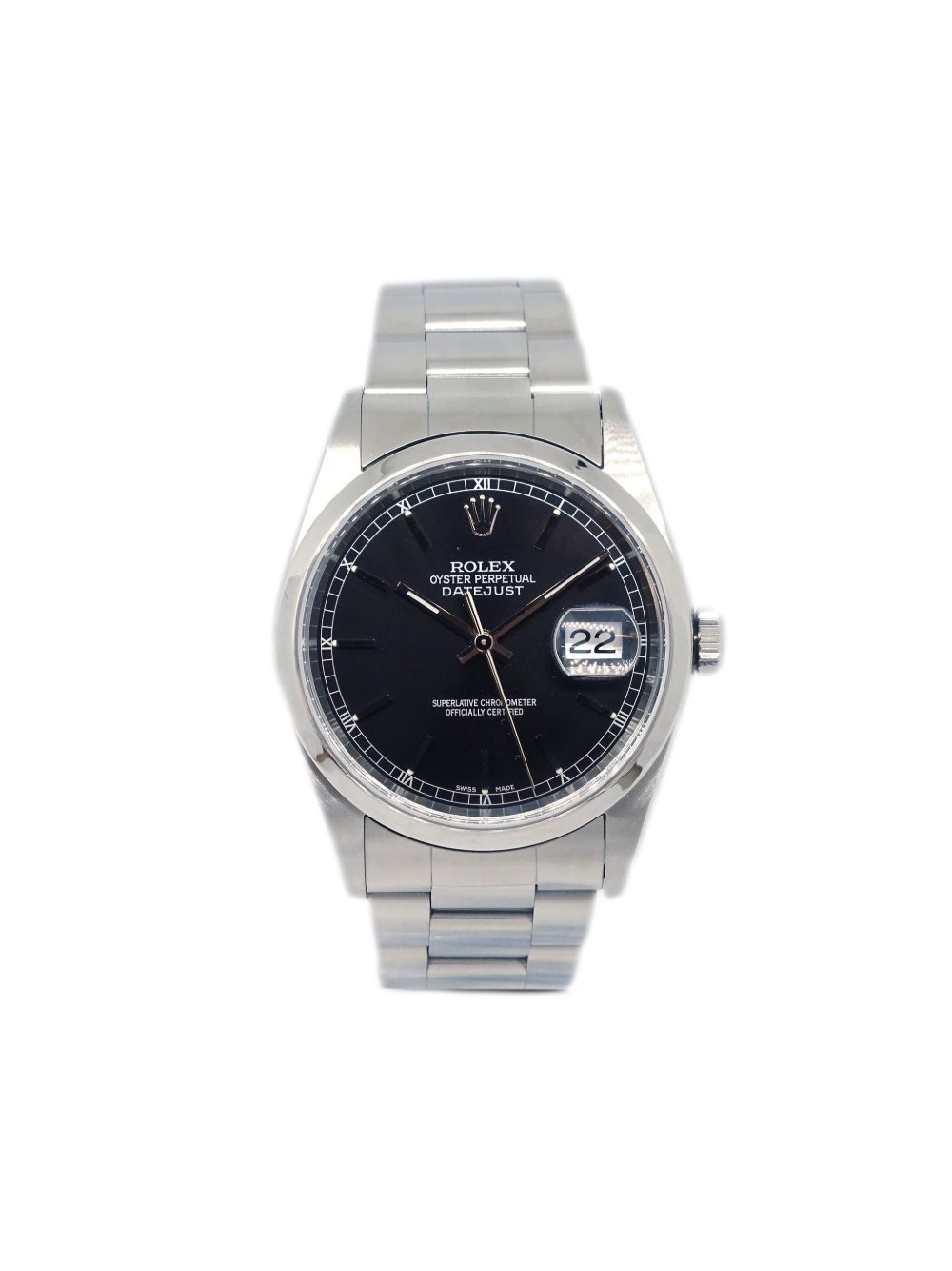 Rolex Datejust 34毫米腕表（2003-2004年典藏款） - 黑色