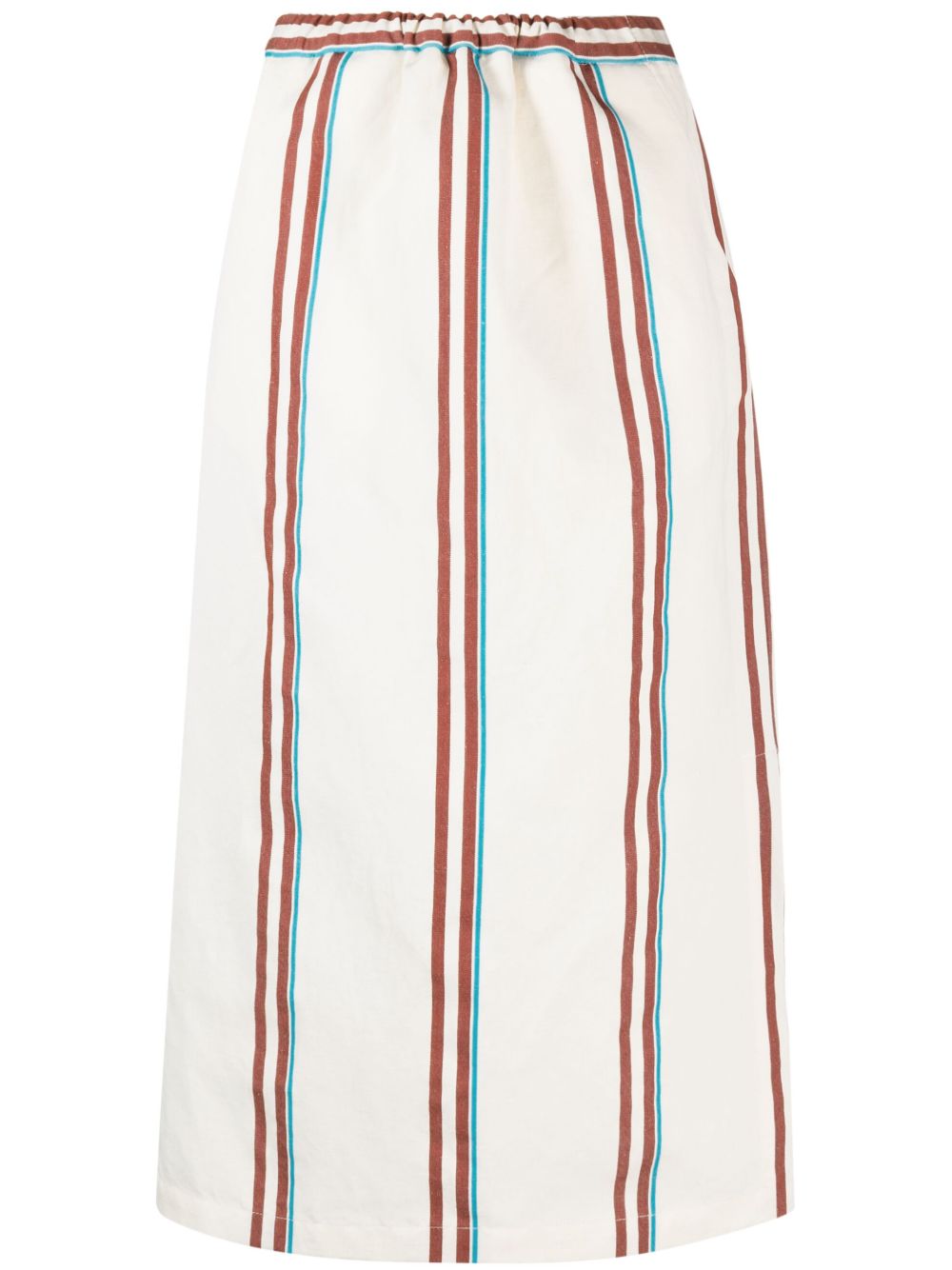 Rachel Comey Mott 条纹半身裙 - 中性色