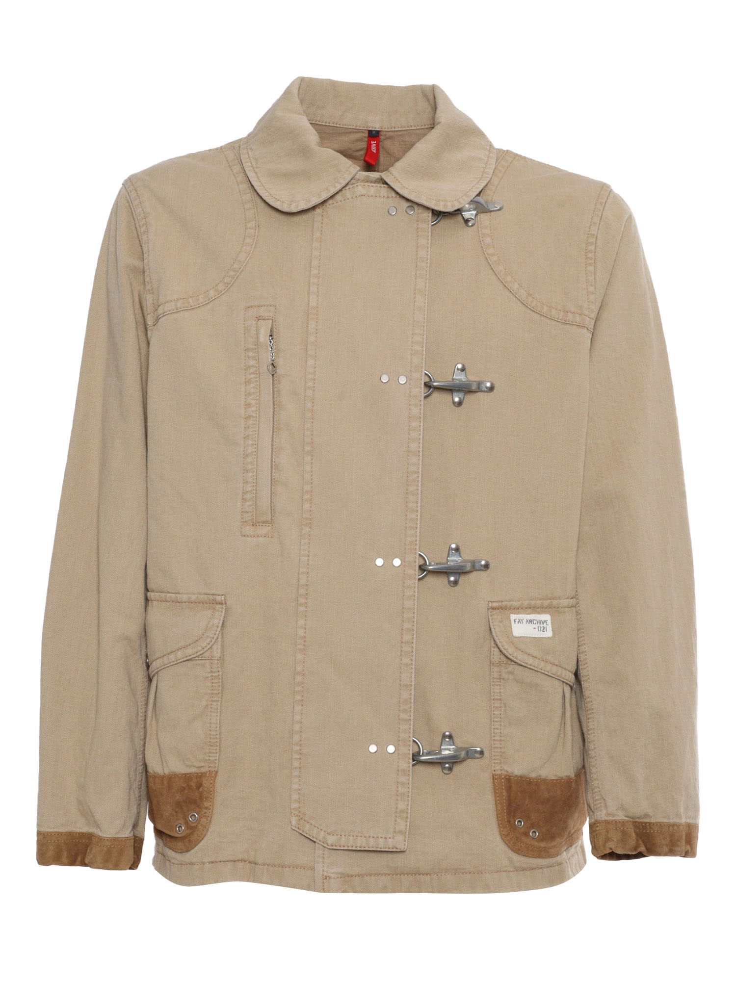 Fay Beige Peacoat Archive