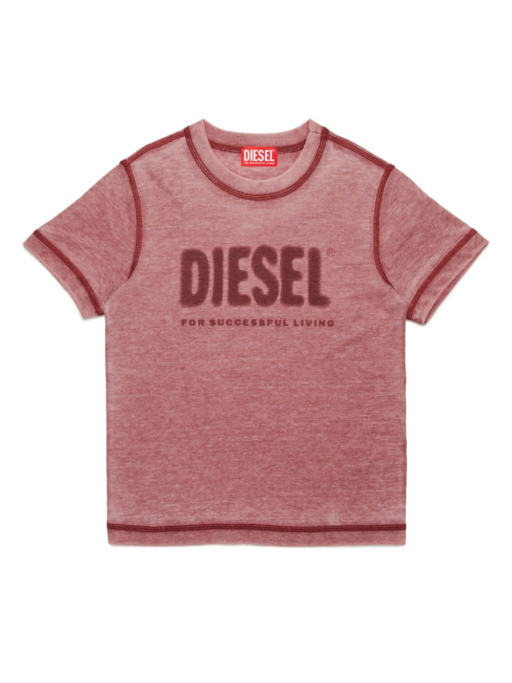 Diesel Kids T-Diegor-L1 T恤 - 红色