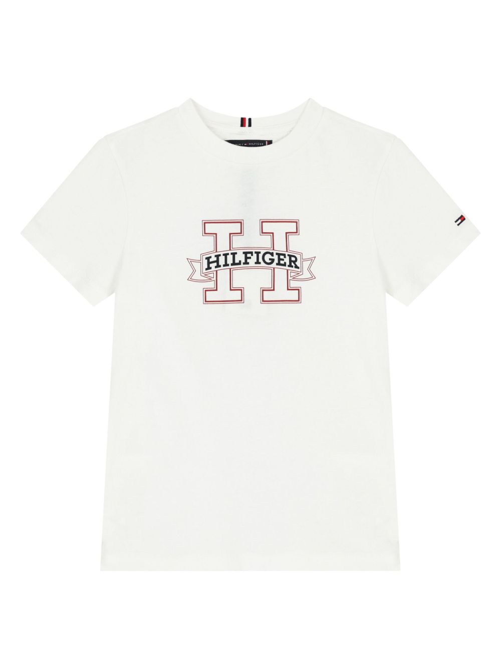 Tommy Hilfiger Junior logo T恤 - 白色