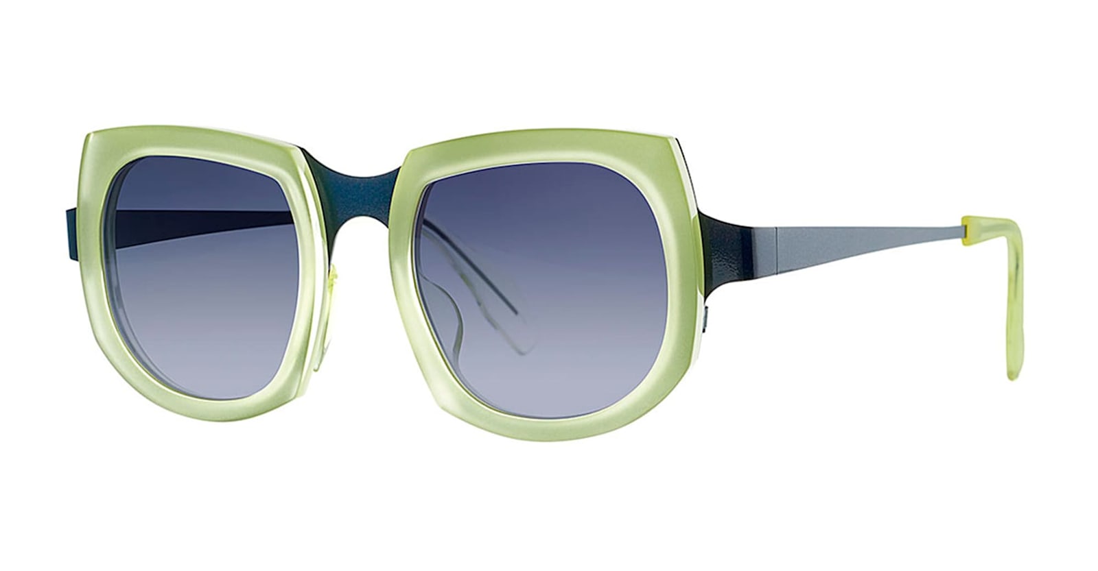 Theo Eyewear Aogashima 九星蓝/透明黄太阳镜