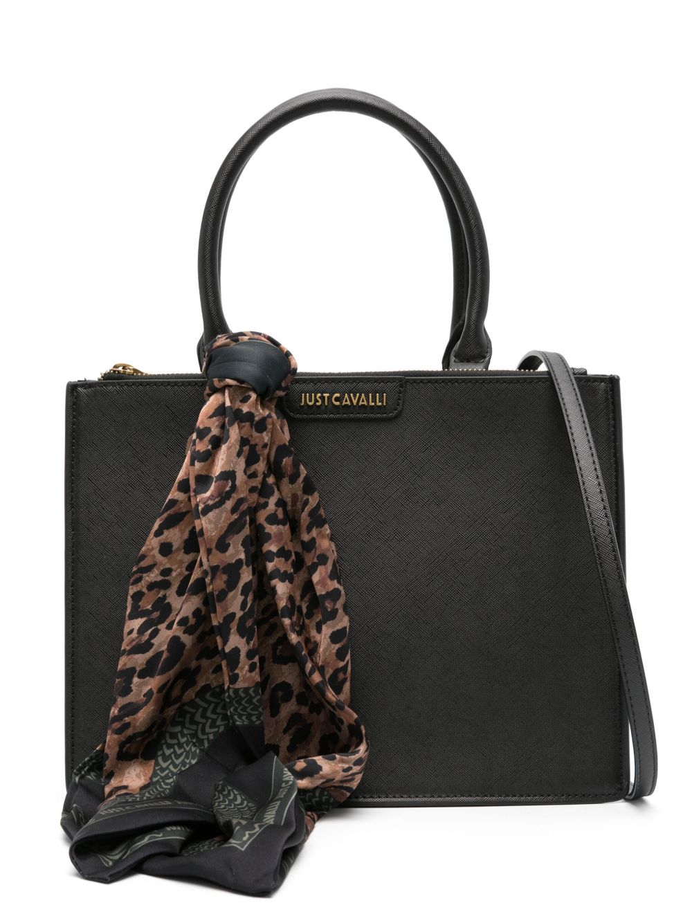 Just Cavalli Range Foulard 手提包 - 黑色