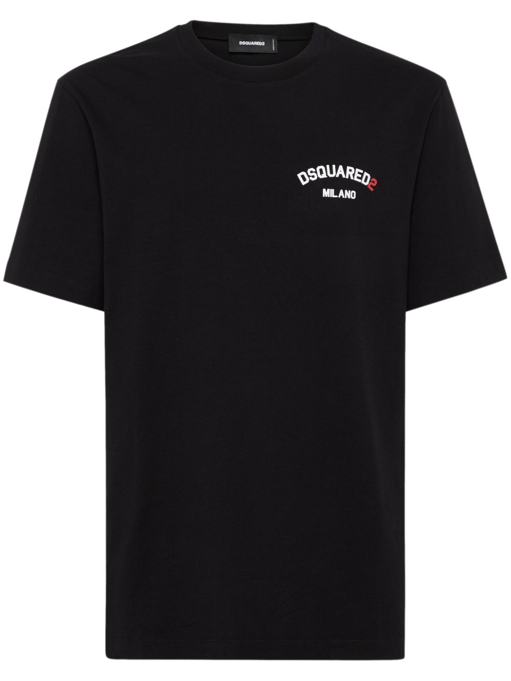 DSQUARED2 logo印花T恤 - 黑色