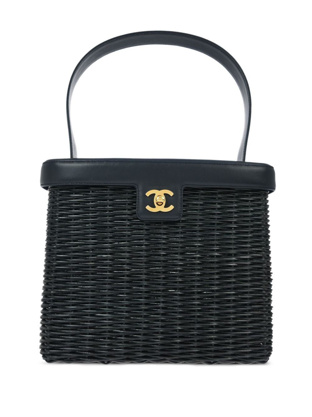 CHANEL Pre-Owned Basket 手提包（1998年典藏款） - 蓝色