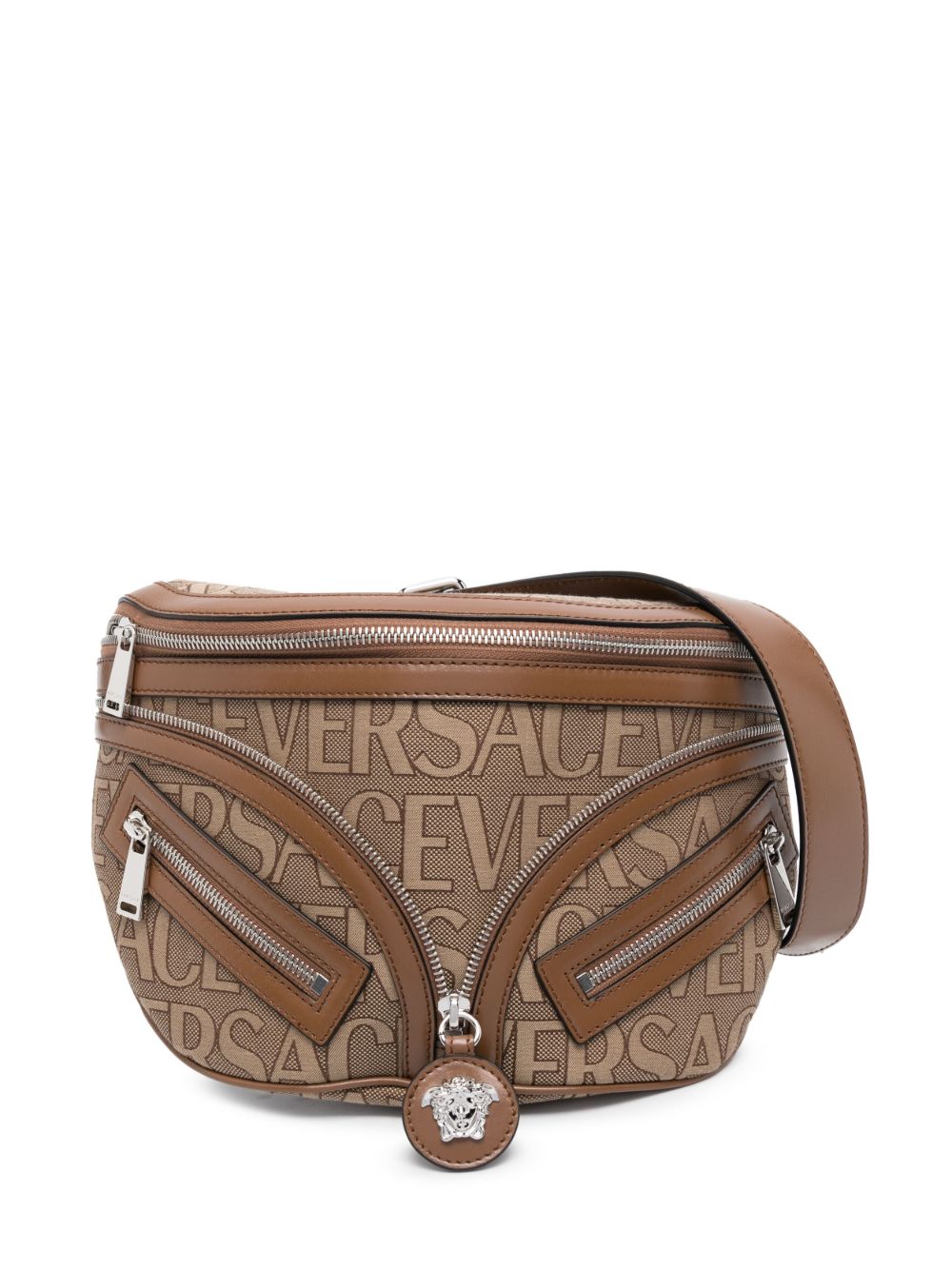 Versace Versace Allover Repeat 腰包 - 褐色