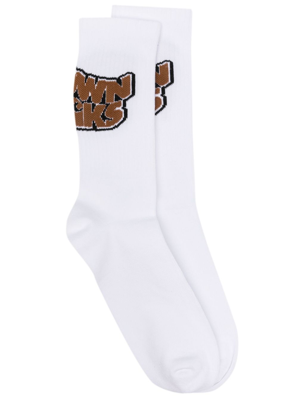 Carhartt WIP Brown Ducks 针织袜 - 白色