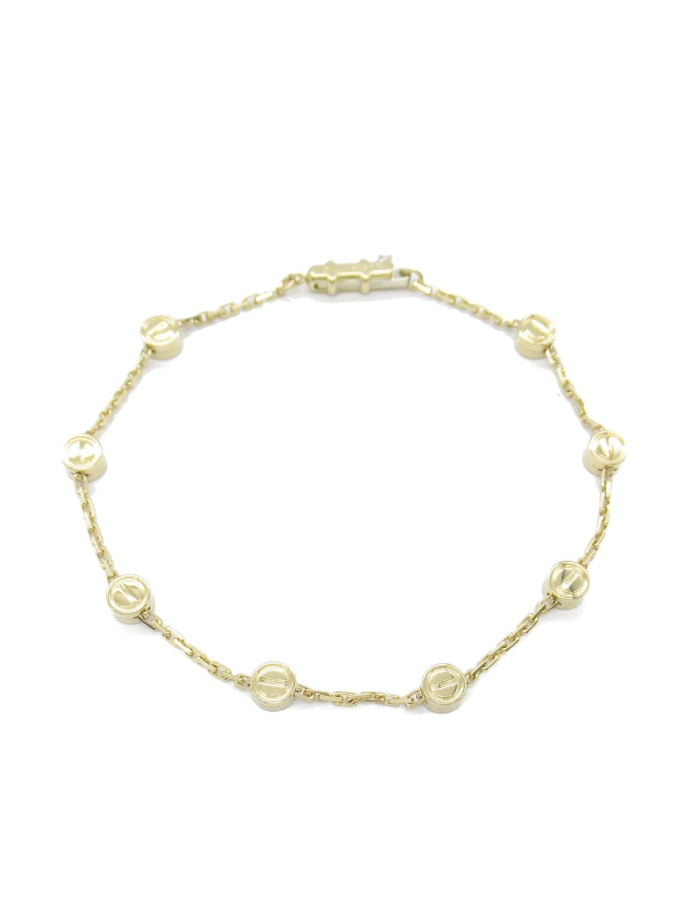 Cartier 18K黄金 Love Bastille 手链（2010年代典藏款） - 金色