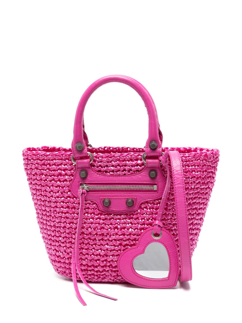 Balenciaga Le Cagole Panier 小号手提包 - 粉色