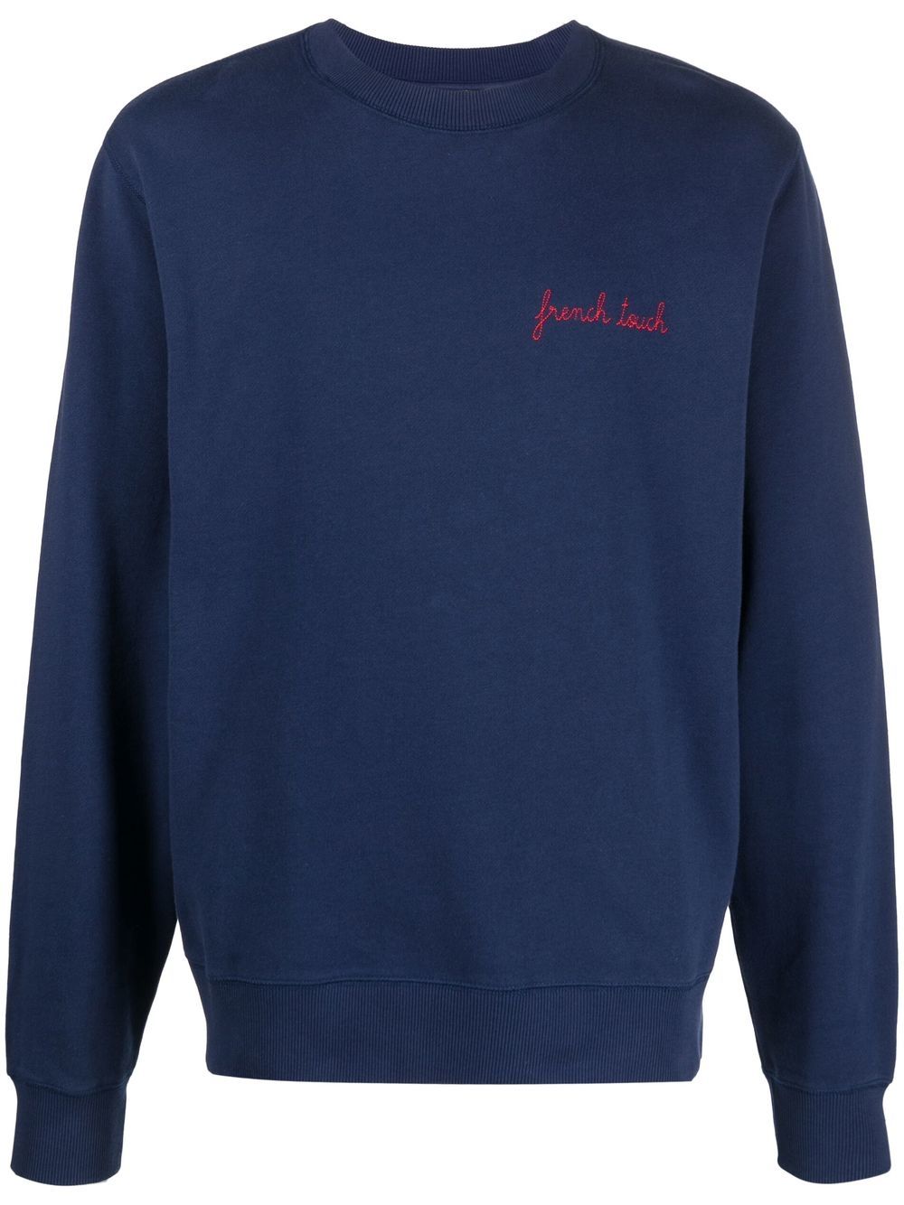 Maison Labiche 字样刺绣毛衣 - 蓝色