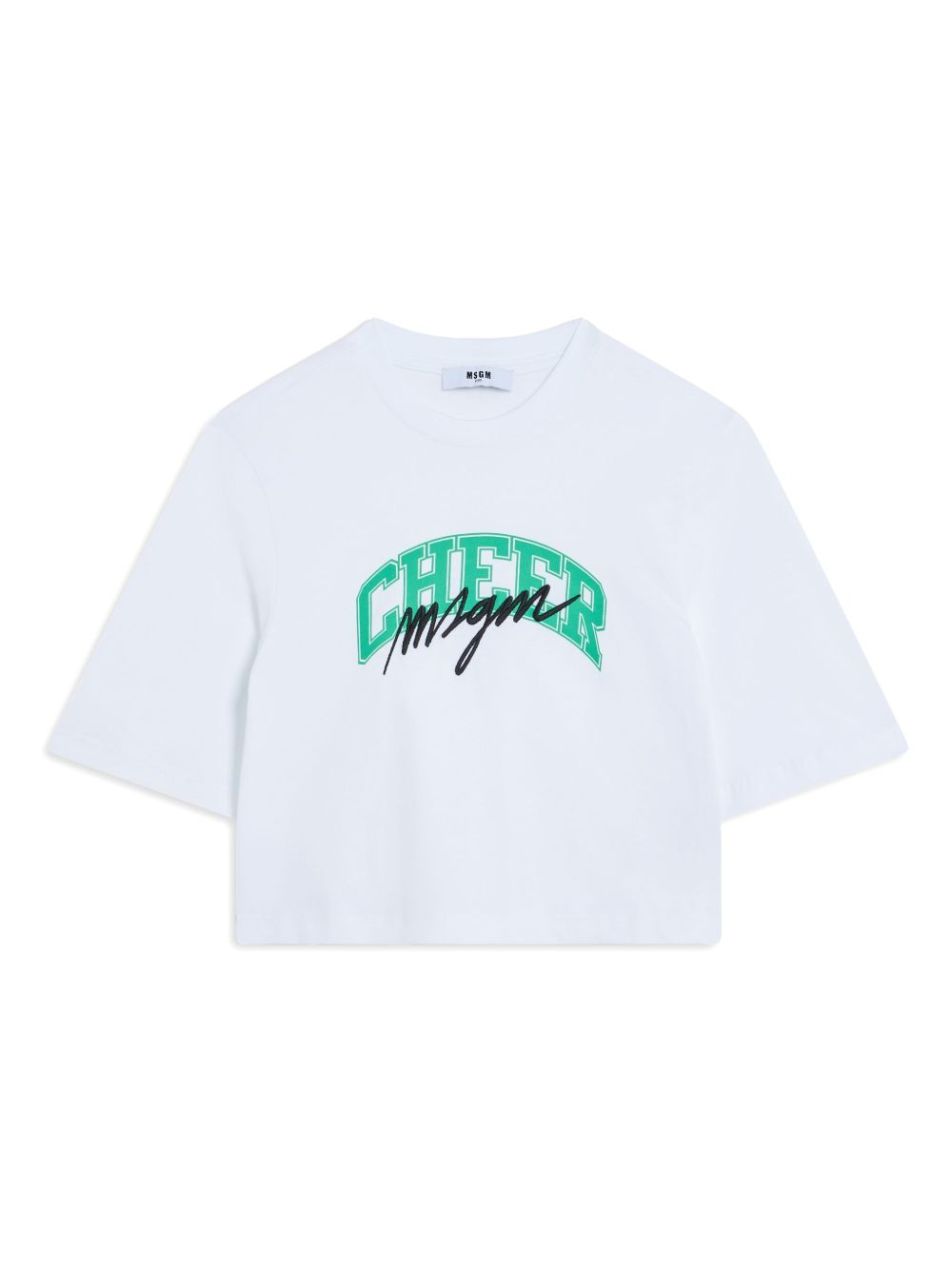 MSGM Kids Cheer T恤 - 白色