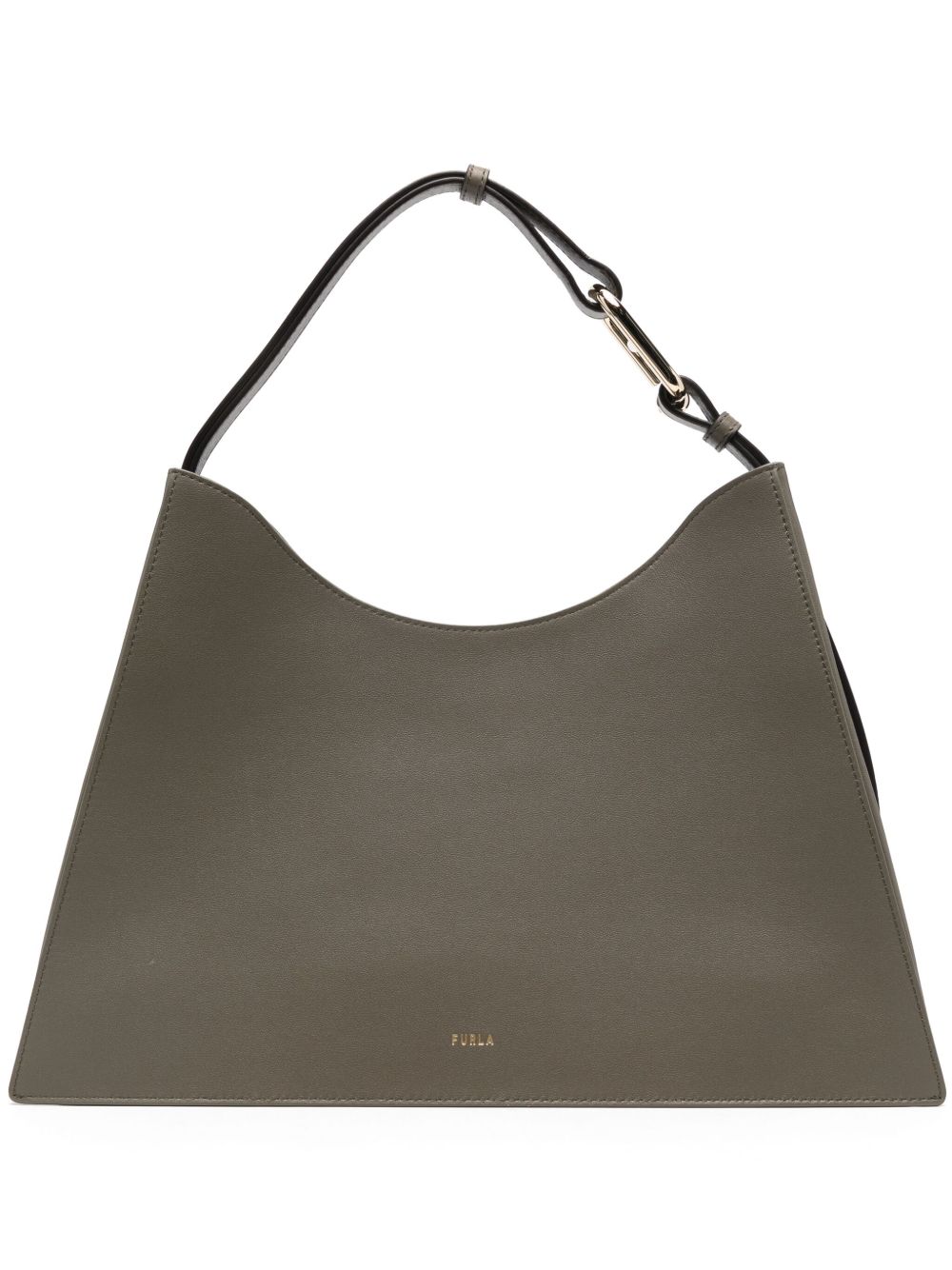 Furla Nuvola 皮质单肩包 - 绿色