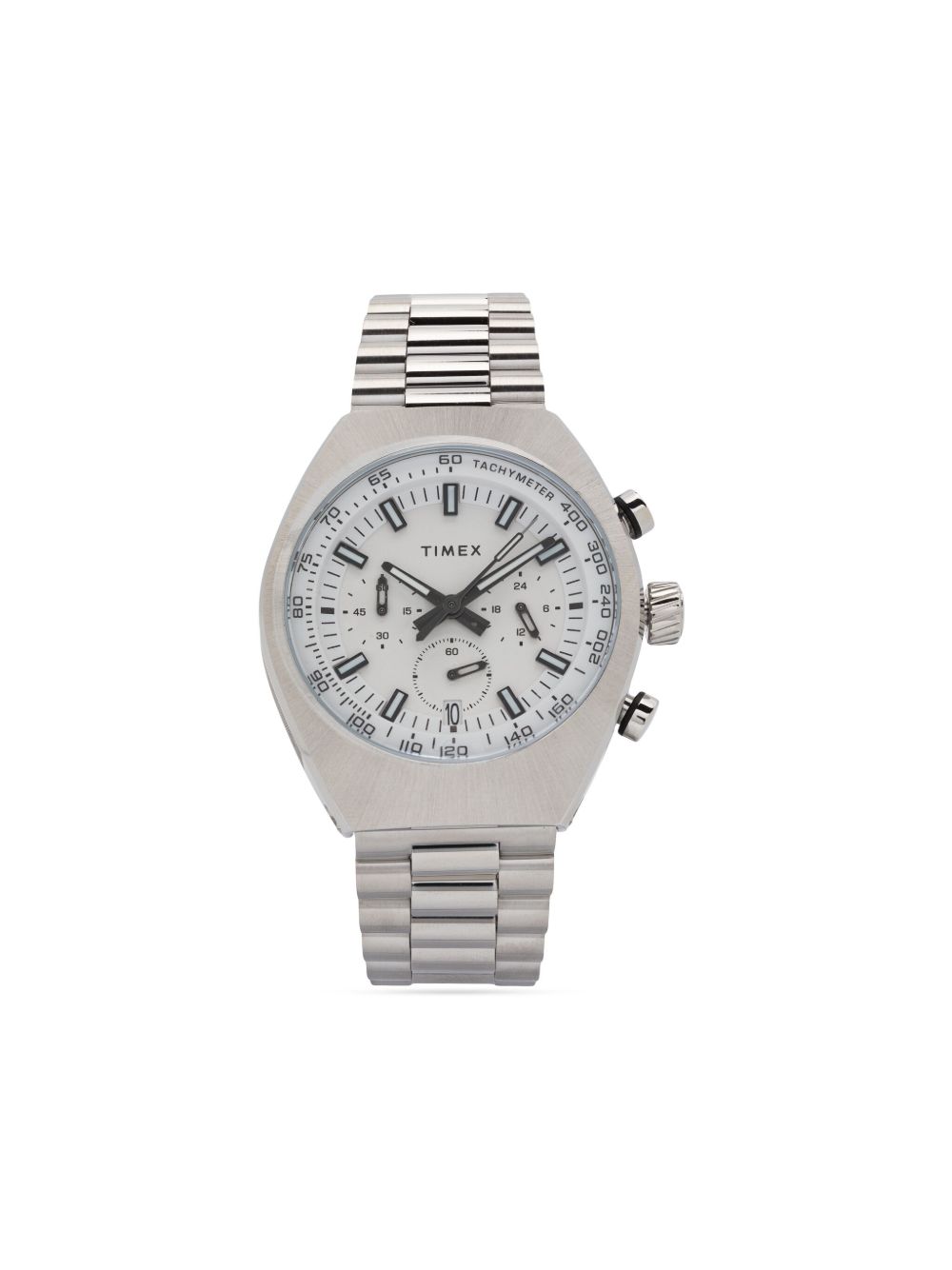TIMEX Legacy Tonneau Chronograph 42毫米腕表 - 银色