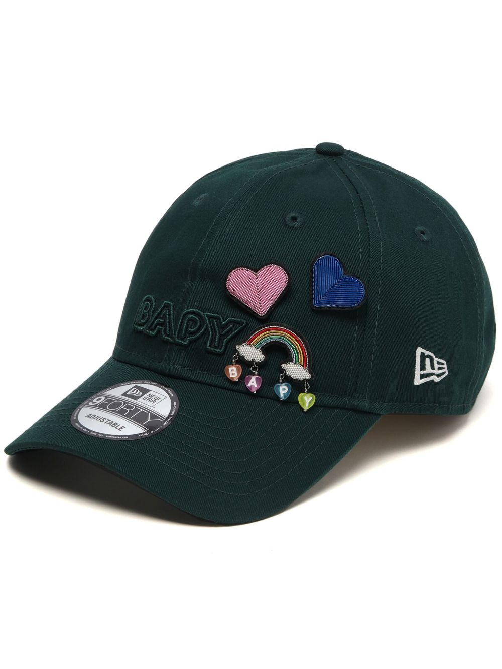 BAPY BY *A BATHING APE® x New Era Badges 棒球帽 - 绿色