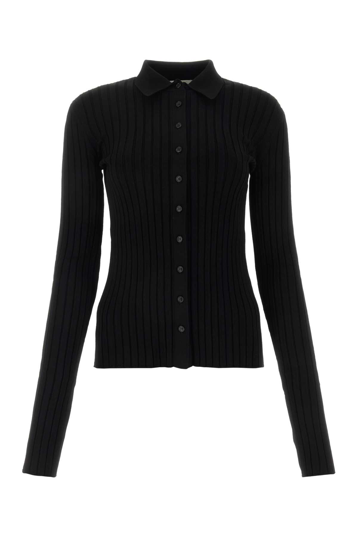 Nensi Dojaka Black Viscose Blend Cardigan