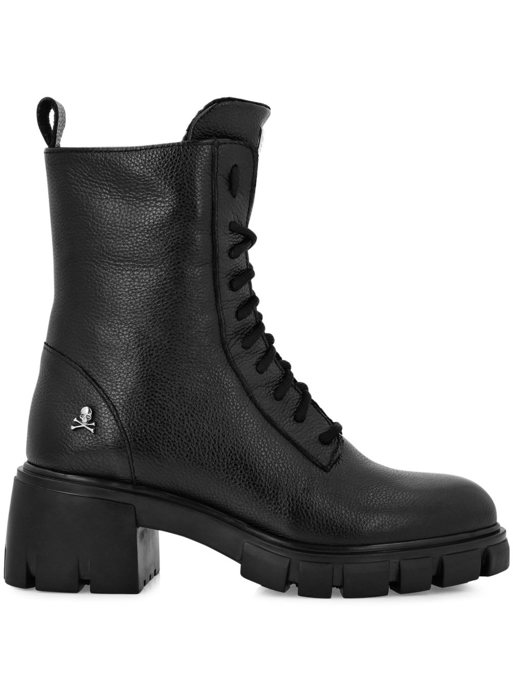 Philipp Plein 皮靴 - 黑色