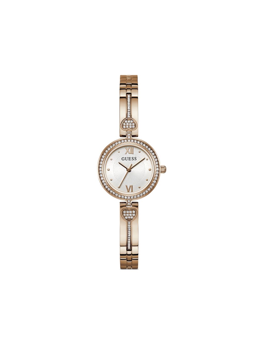 GUESS USA Crystal 石英27毫米腕表 - 银色