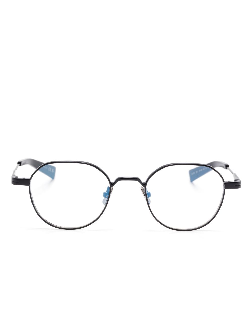 Saint Laurent Eyewear 圆框眼镜 - 黑色