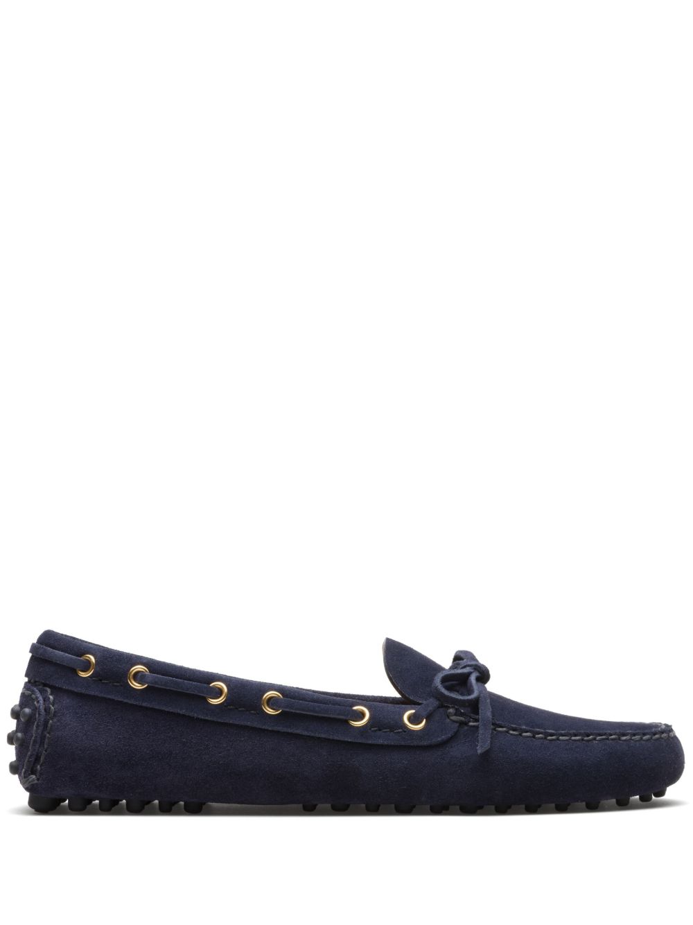 Car Shoe 绒面皮乐福鞋 - 蓝色