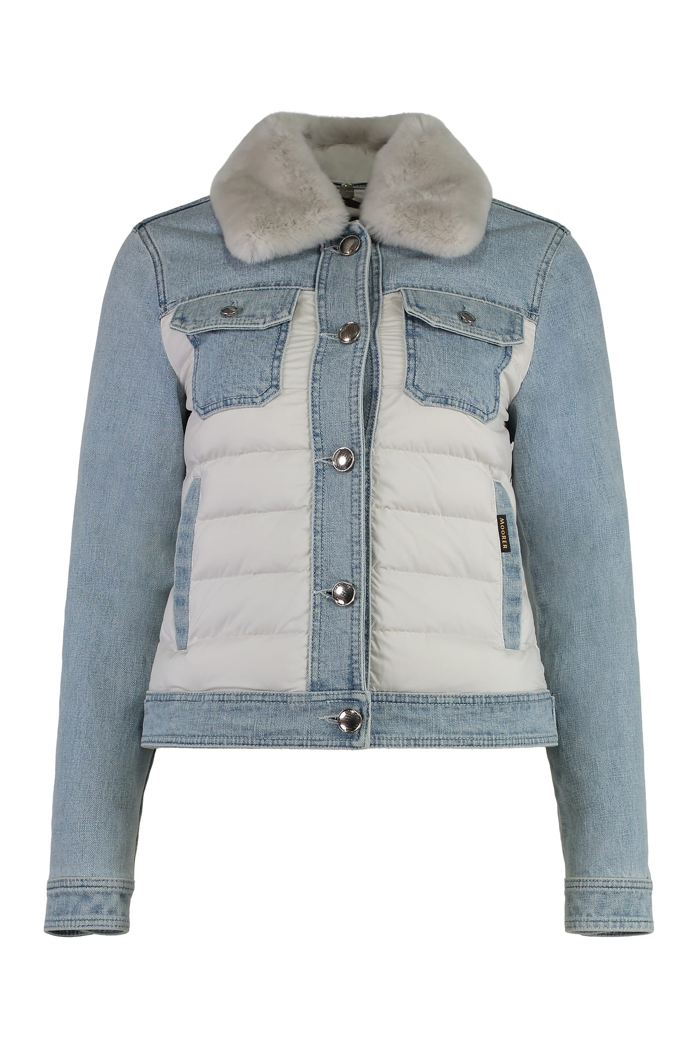 Moorer Petunia Padded Front Panel Jacket