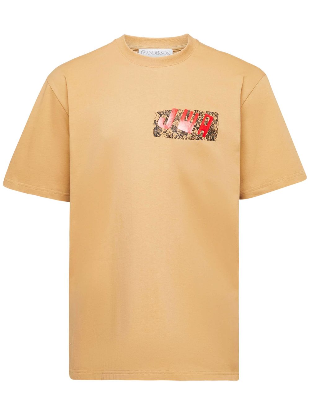 JW Anderson JWA 蕾丝印花T恤 - 中性色