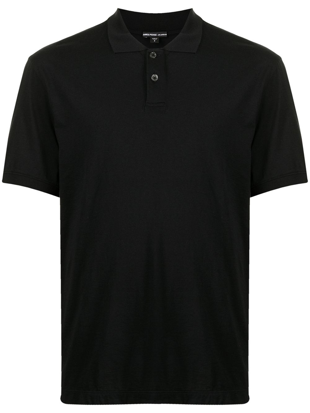 James Perse Lotus polo衫 - 黑色