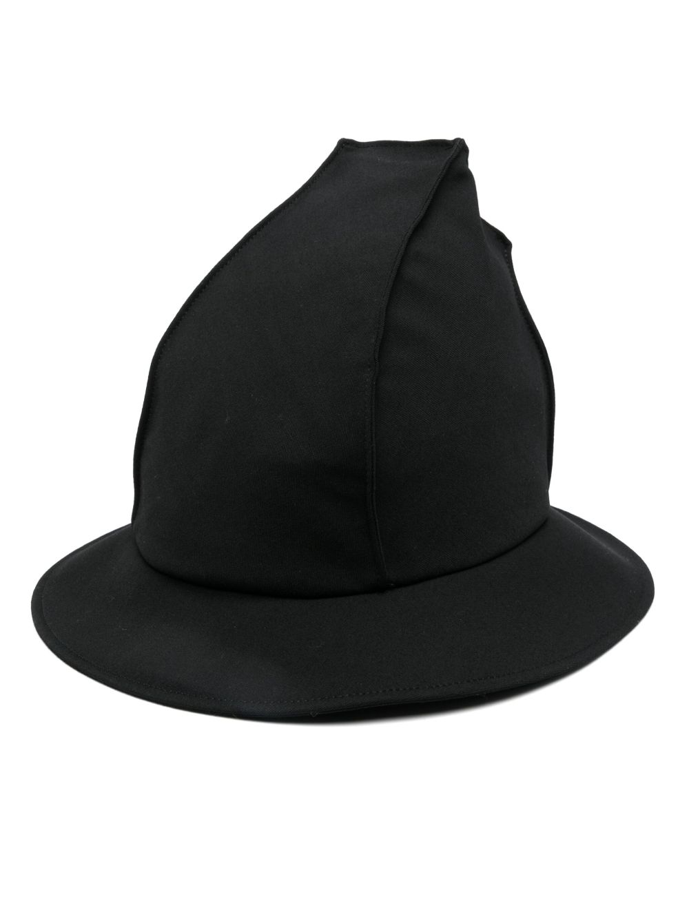 Yohji Yamamoto 不对称帽子 - 黑色