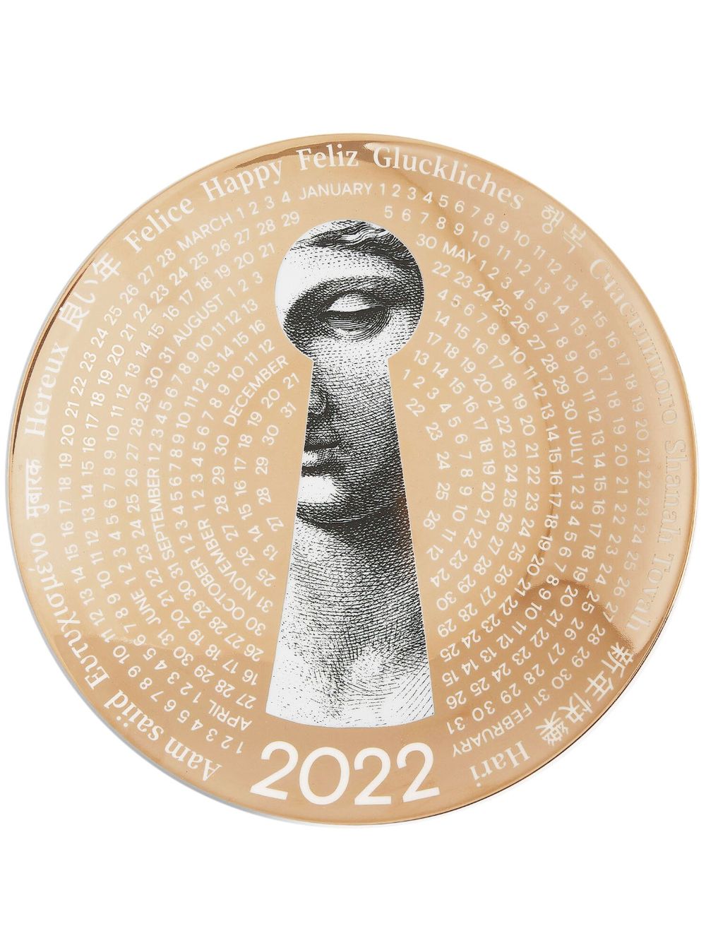 Fornasetti 2022 年日历盘（26厘米） - ORO