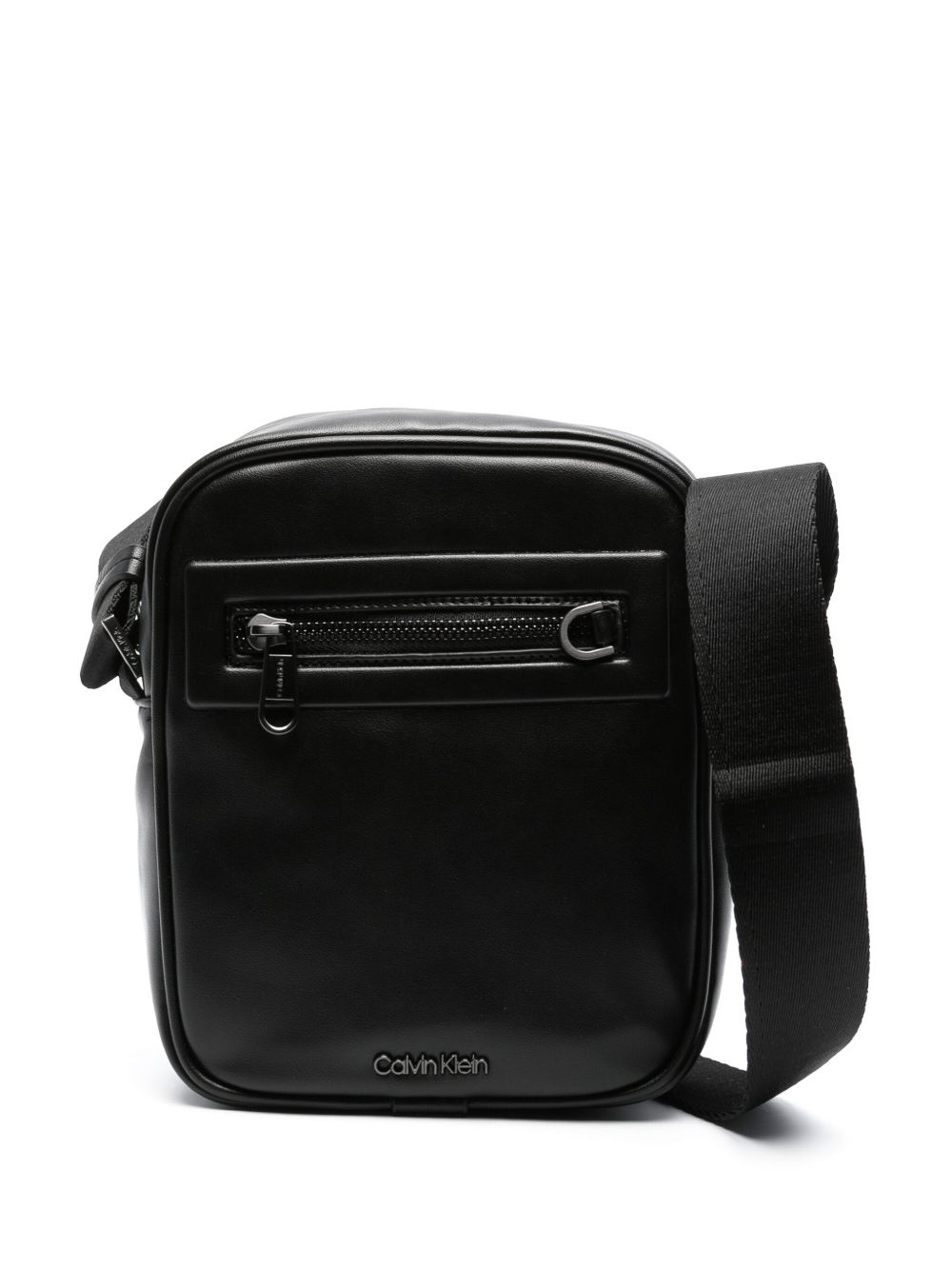 Calvin Klein Elevated logo邮差包 - 黑色