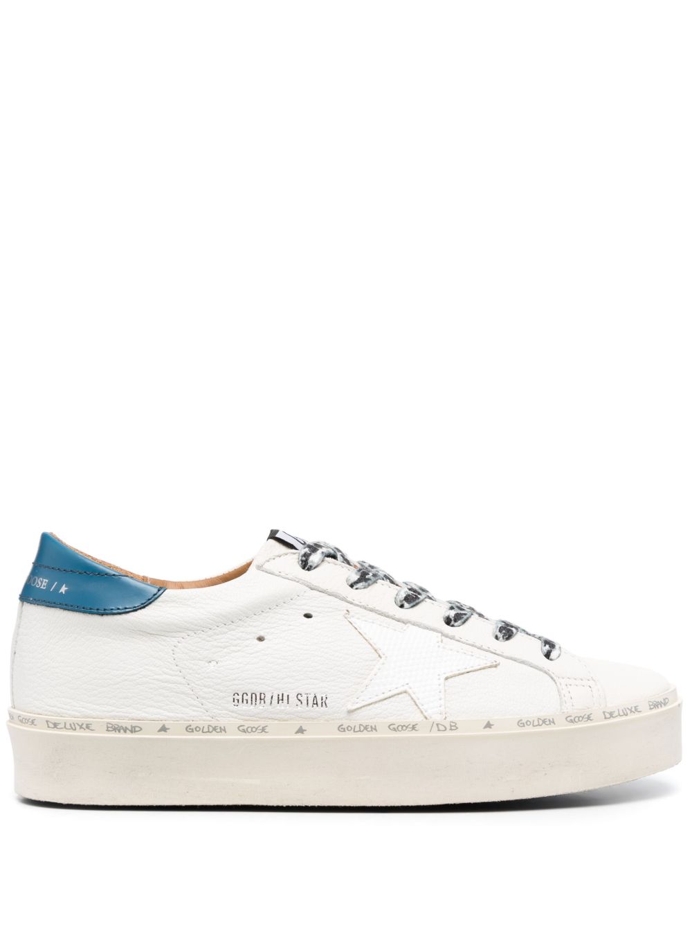 Golden Goose Hi Star 系带运动鞋 - 白色