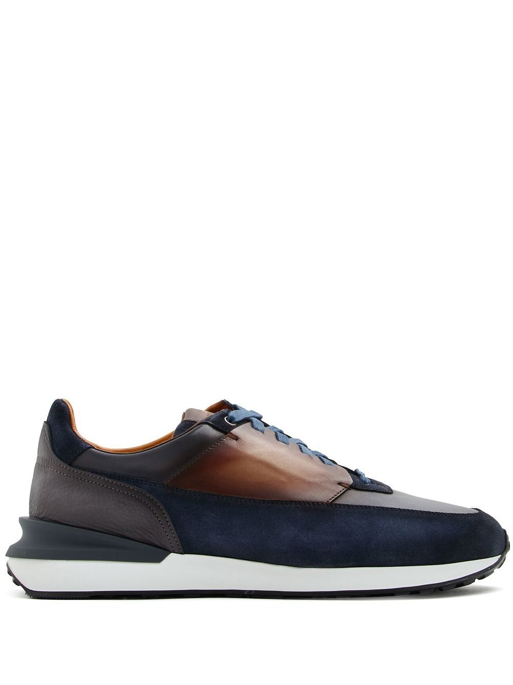 Magnanni 拼接低帮运动鞋 - 蓝色
