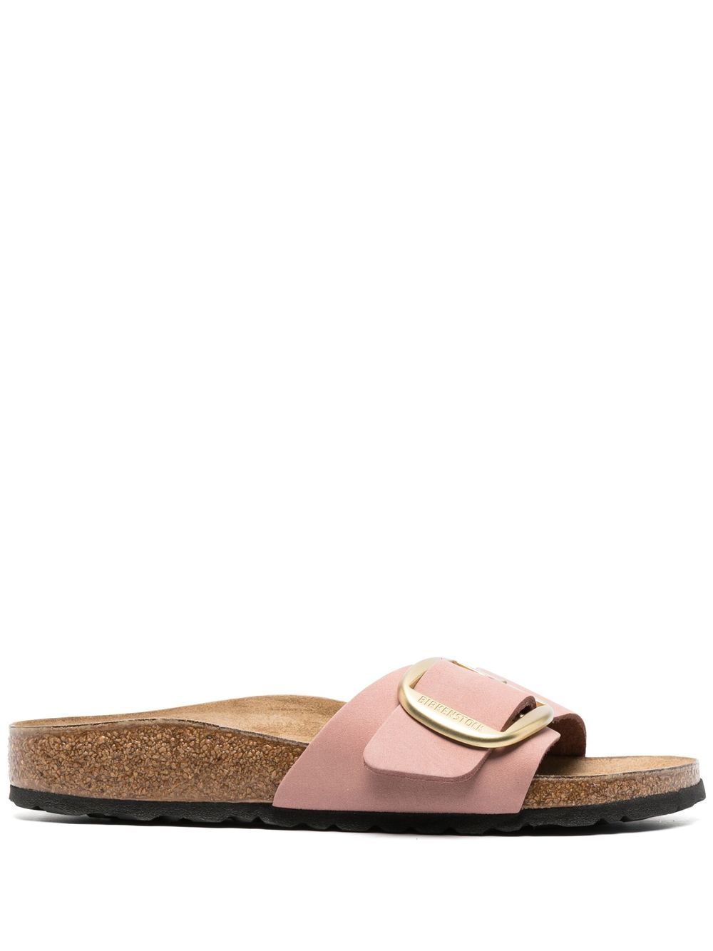 Birkenstock Madrid 扣环细节皮质凉鞋 - 粉色
