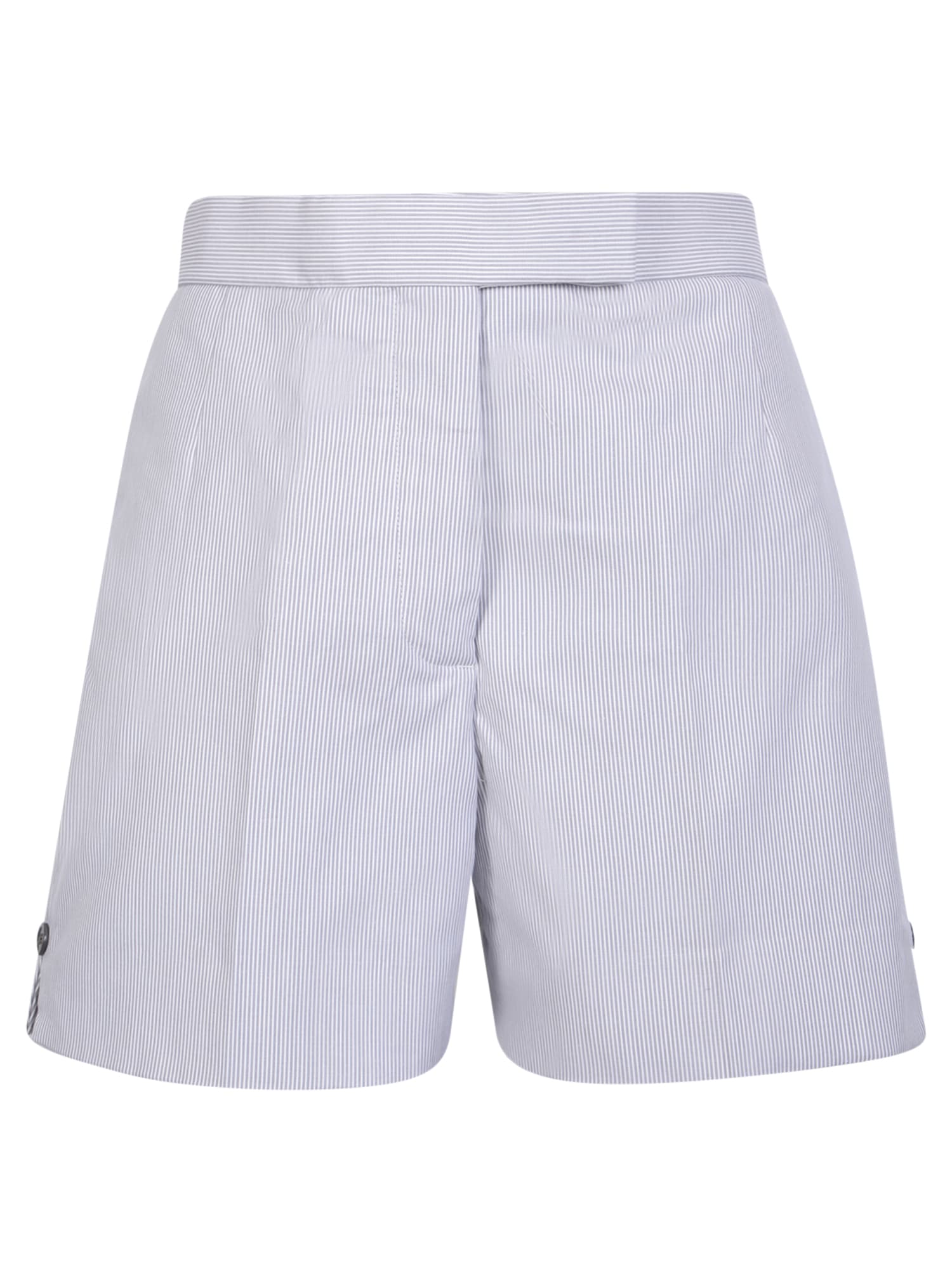 Thom Browne Striped High Waist Shorts