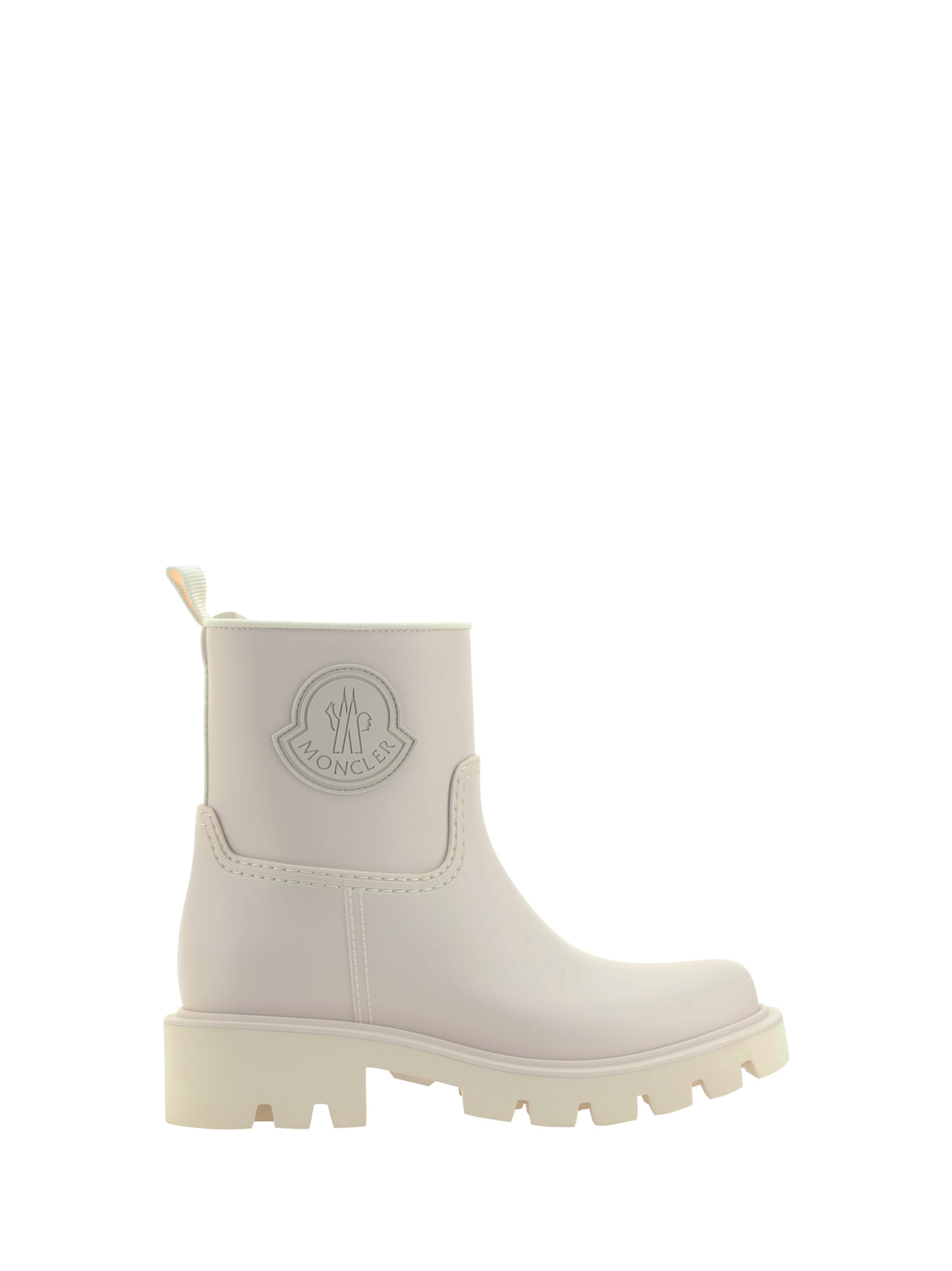 Moncler白色Kicktream雨短靴