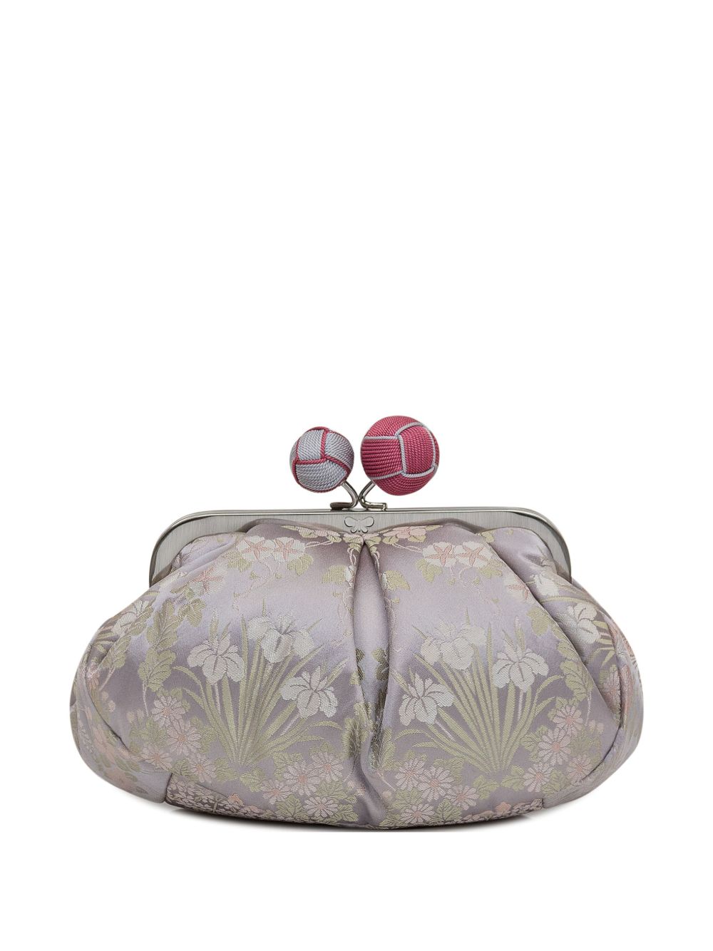 Max Mara Jacquard Silk Pasticcino 手提包 - 灰色